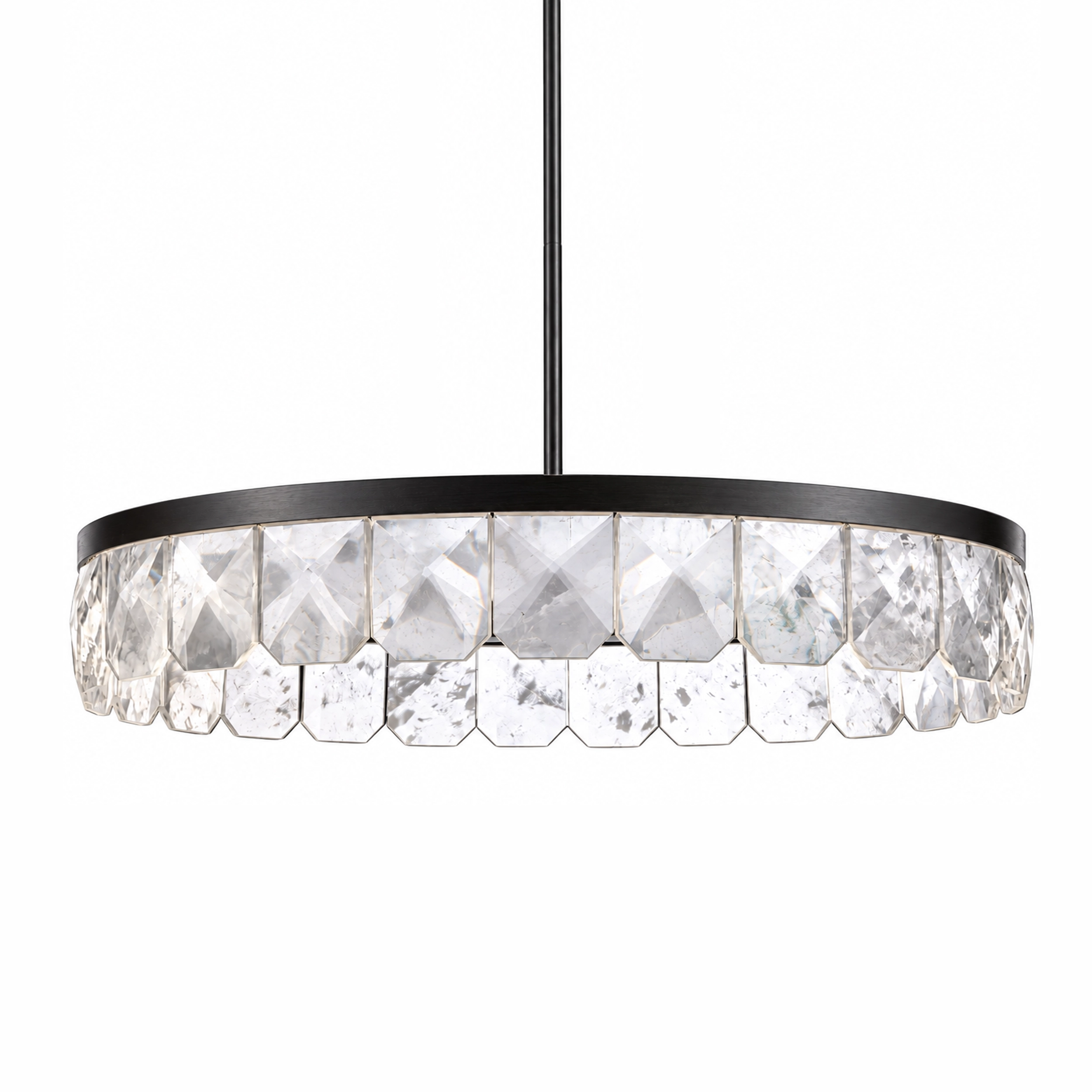 Odraz 44" Infused Crystal Chandelier