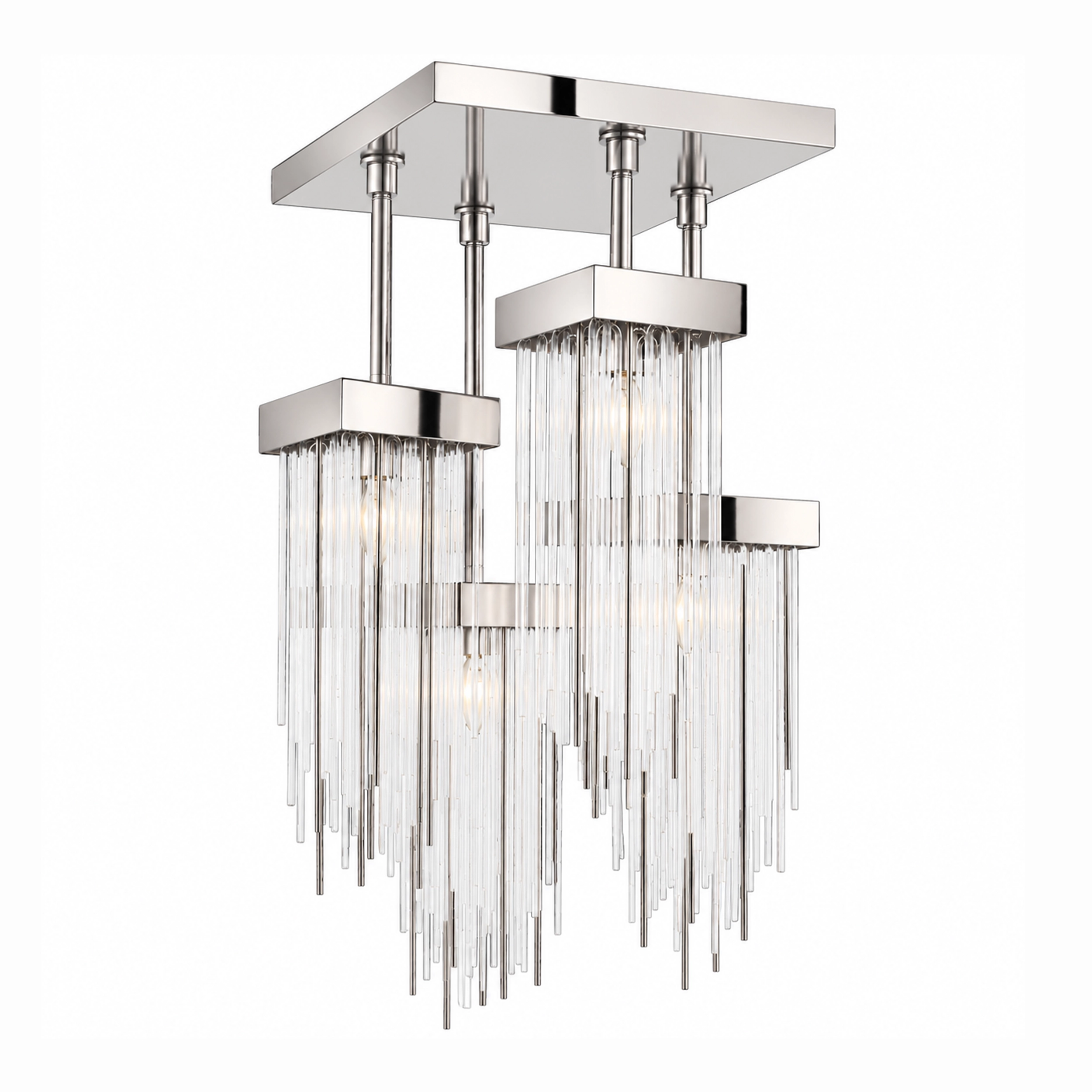 Waterfall 18" Cityscape Semi-Flush