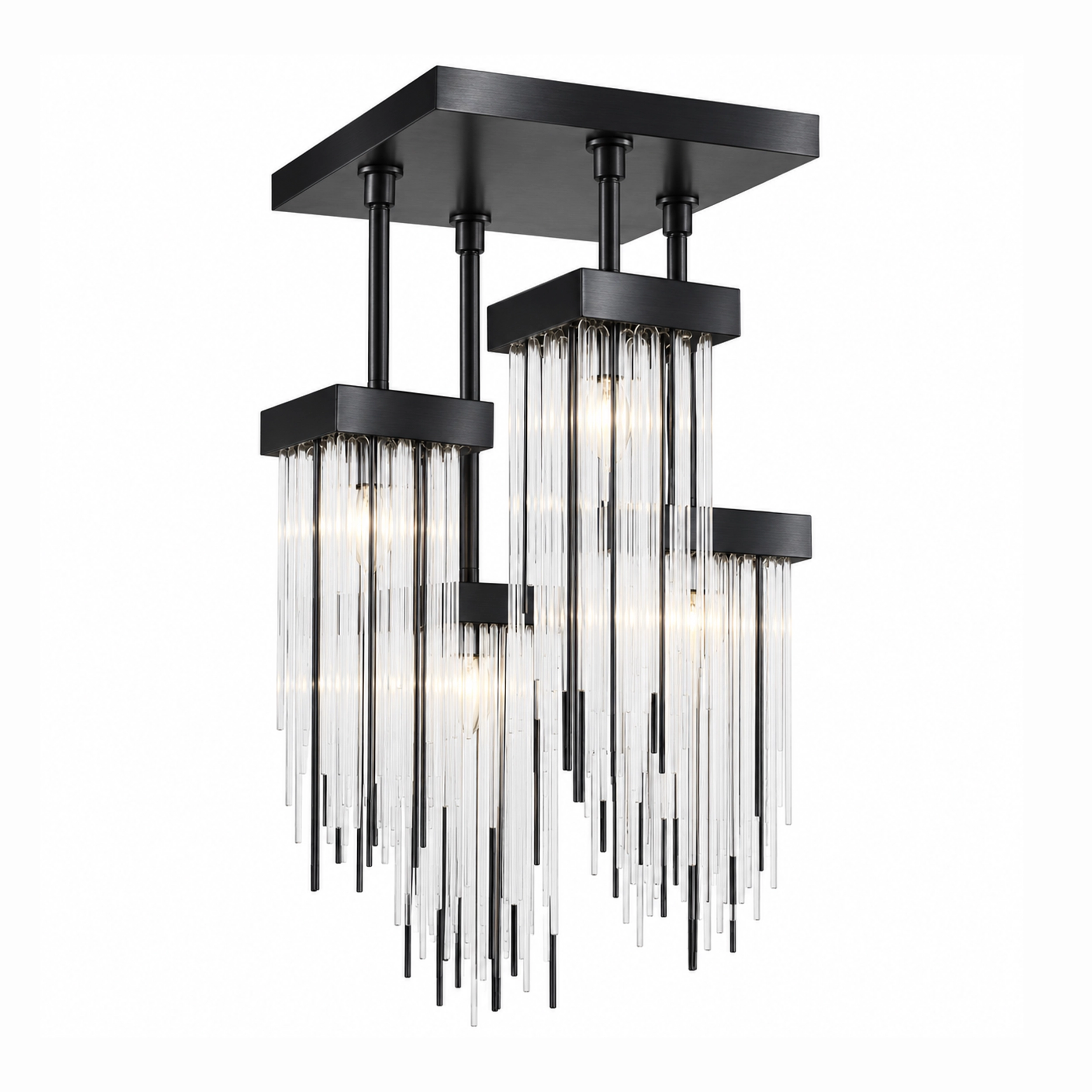 Waterfall 18" Cityscape Semi-Flush