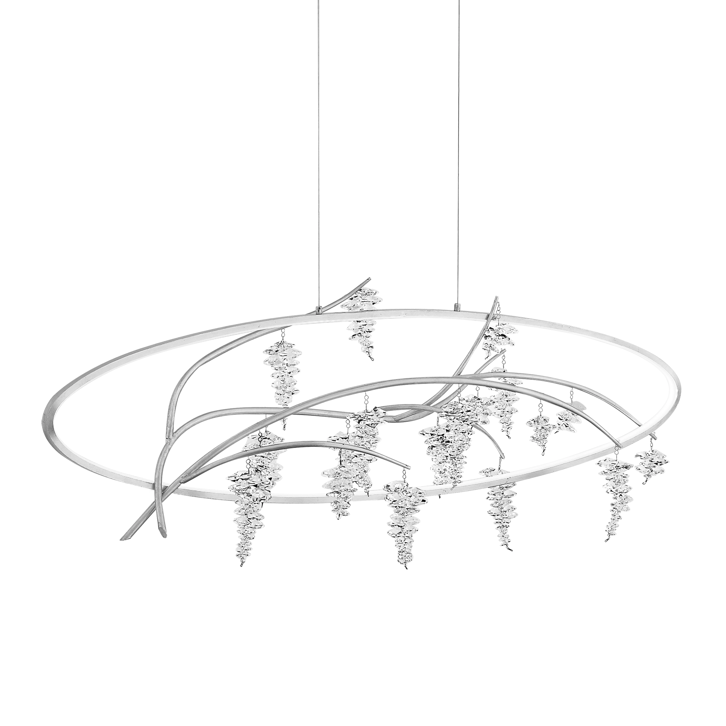 Orchard 48" Organic Crystal Chandelier