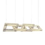 Lincroft 67" Crystal Linked Chandelier