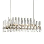 Clarion 48" Rectangular Crystal Chandelier