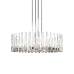 Julian 32" Round Glass Chandelier