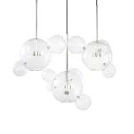 Satellite 22" Glass Globe Multi-Pendant