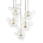 Satellite 44" Glass Globe Multi-Pendant