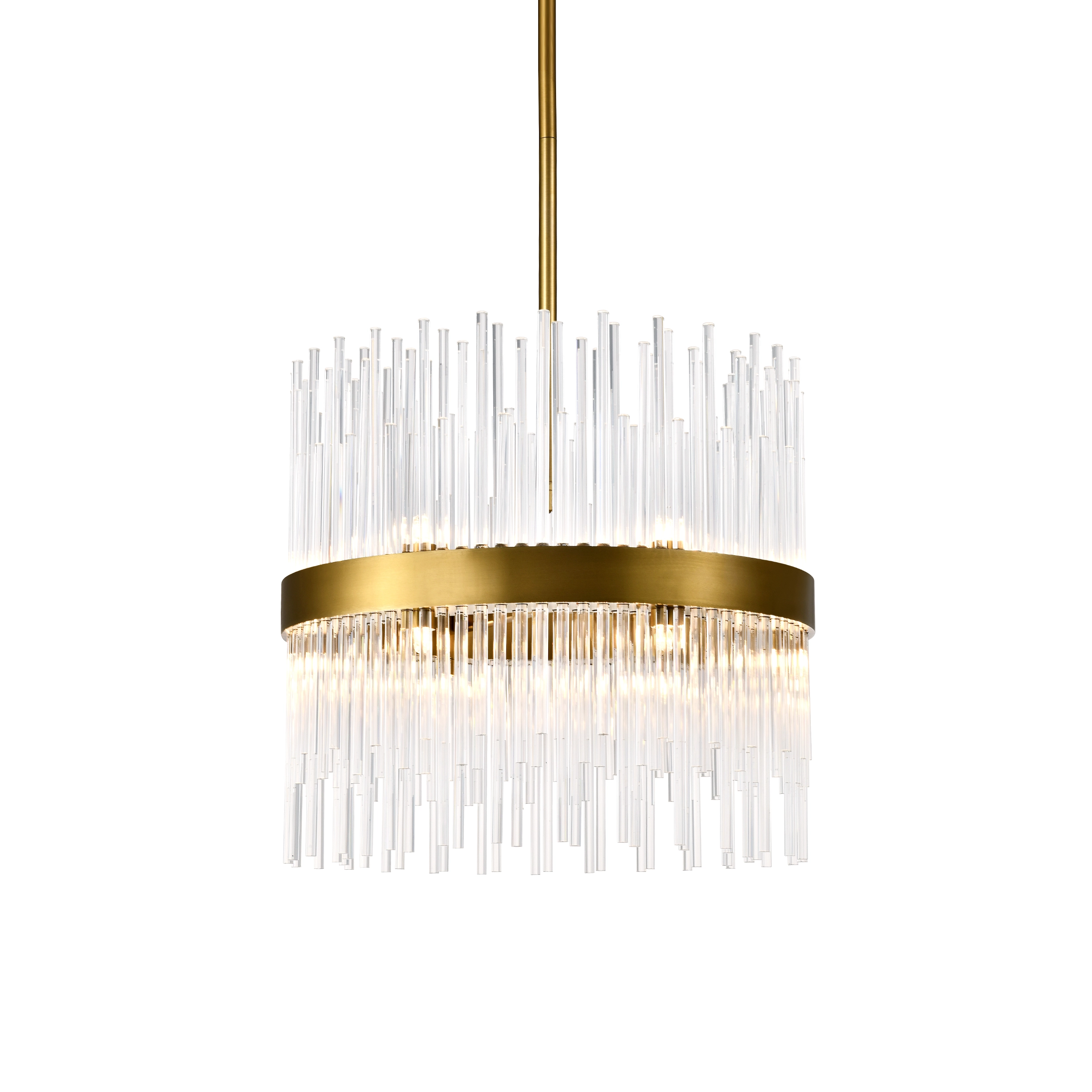 Citadel 18" Glass Drum Pendant
