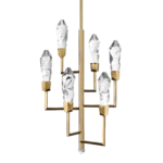 Angelus 18" Crystal Tiered Chandelier
