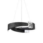Arcus 25" Segmental Crystal Chandelier