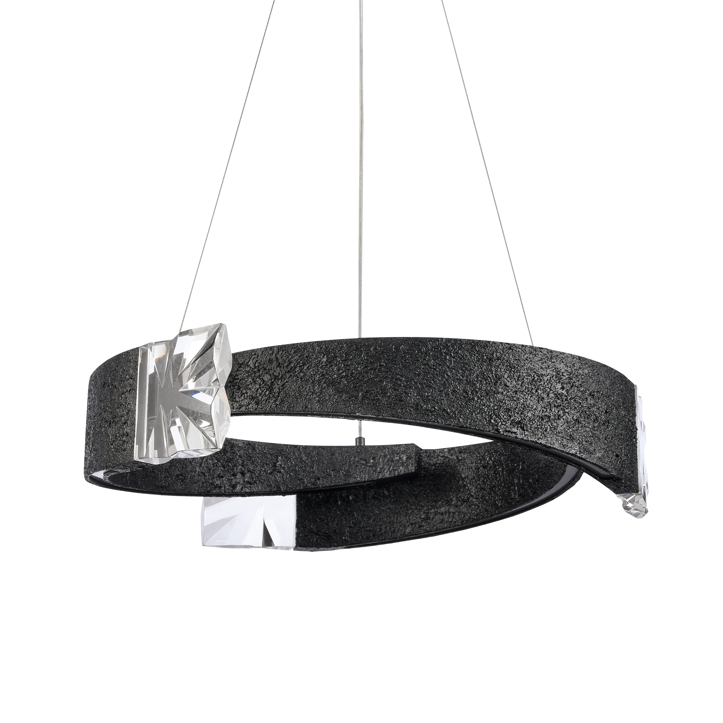 Arcus 32" Segmental Crystal Chandelier