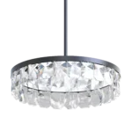 Odraz 44" Infused Crystal Chandelier