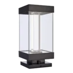 Claro 14" Square Glass Bollard