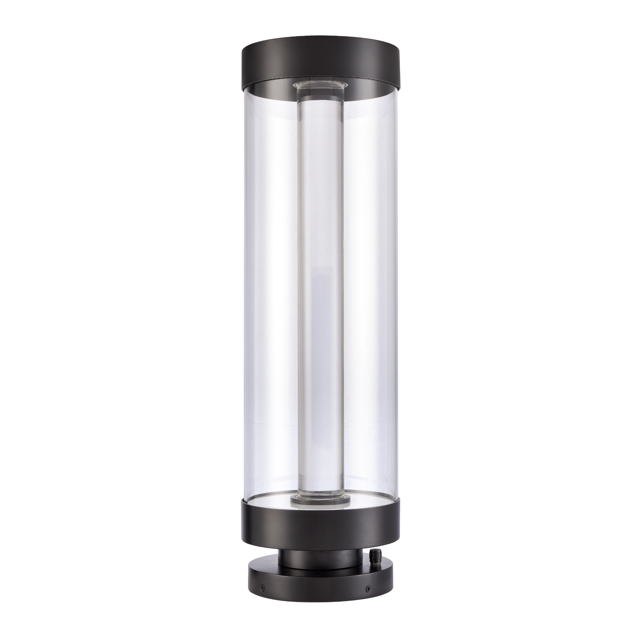 Claro 35" Round Glass Bollard