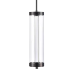 Claro 35" Round Glass Pendant