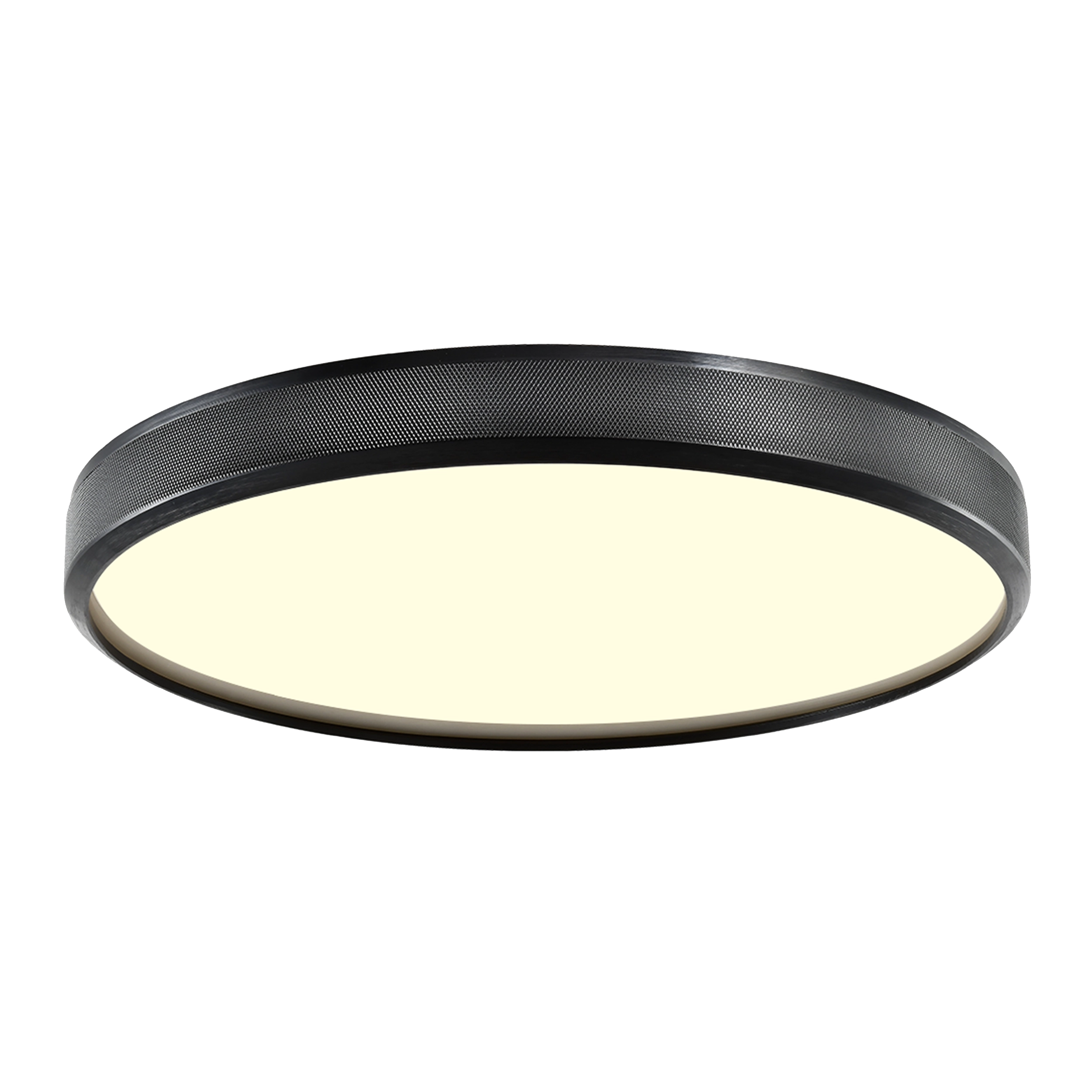 Zigrina 24" Diamond Knurled Flush Mount
