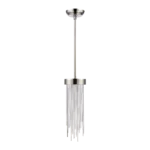 Waterfall Round Glass Mini-Pendant