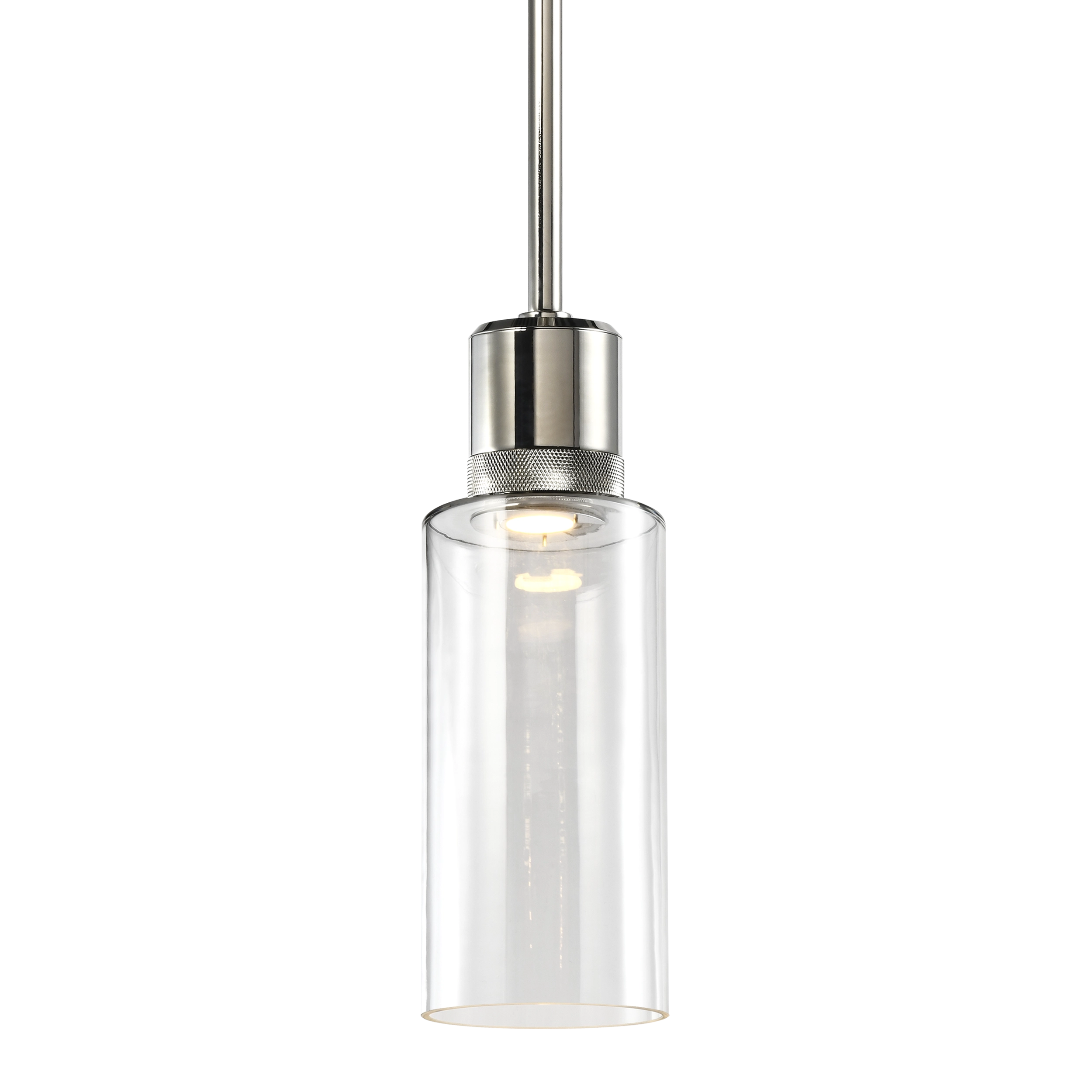 Zigrina 12" Glass Drum Pendant