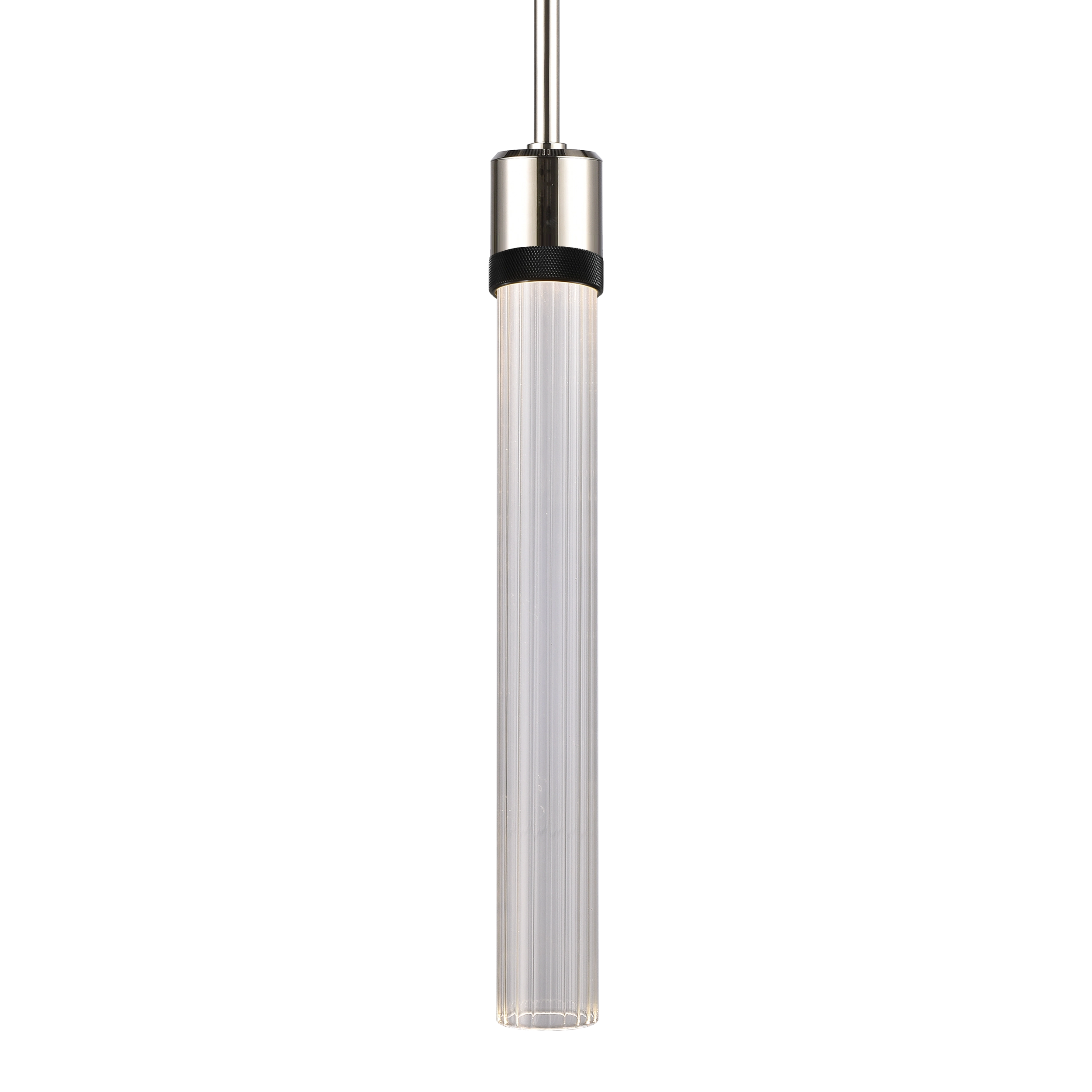 Zigrina 18" Fluted Glass Pendant