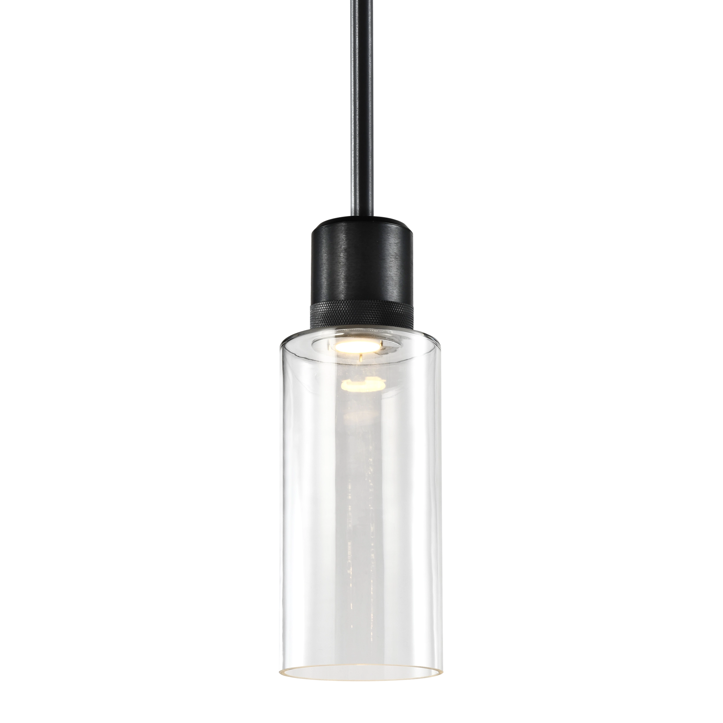 Zigrina 12" Glass Drum Pendant