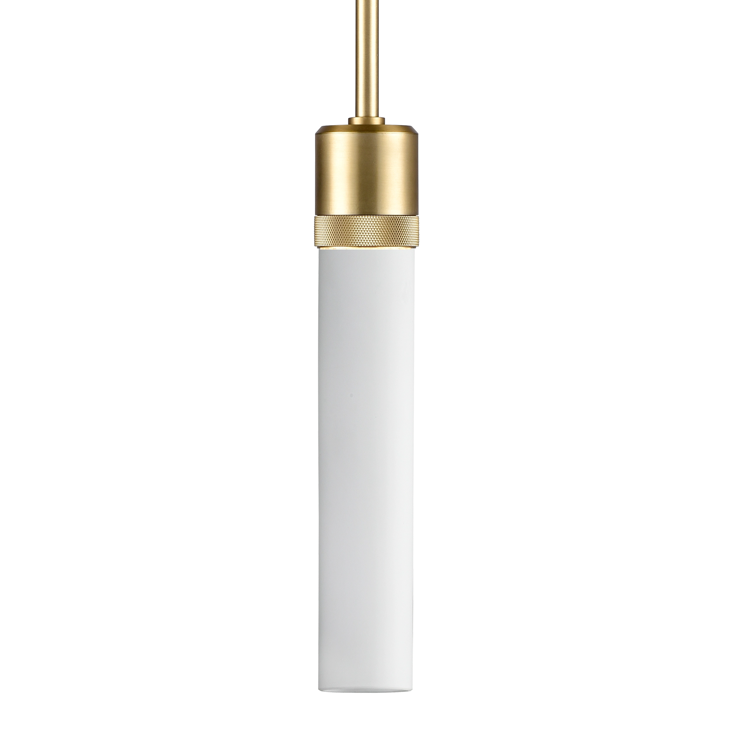 Zigrina 12" White Glass Pendant