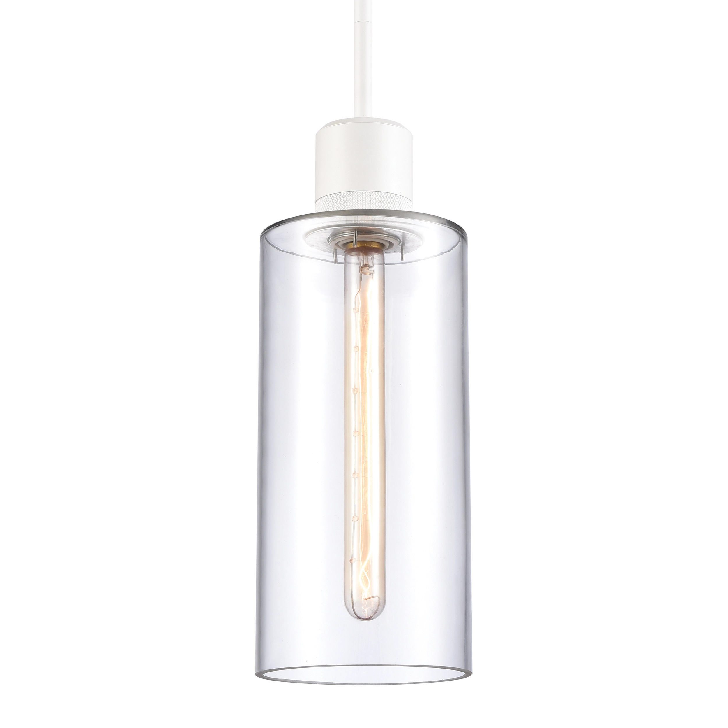 Zigrina 12" Glass Drum Pendant