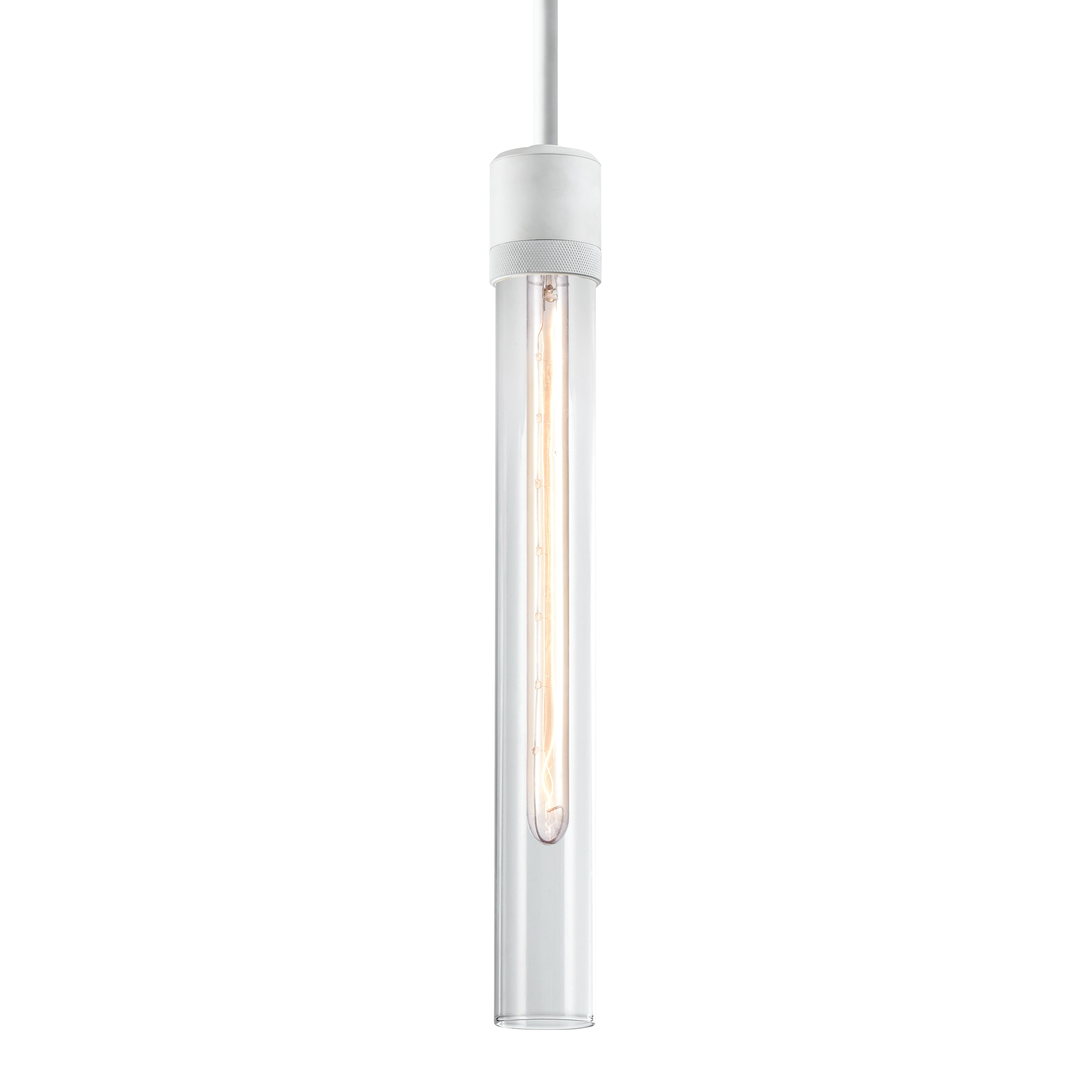 Zigrina 18" Clear Glass Pendant