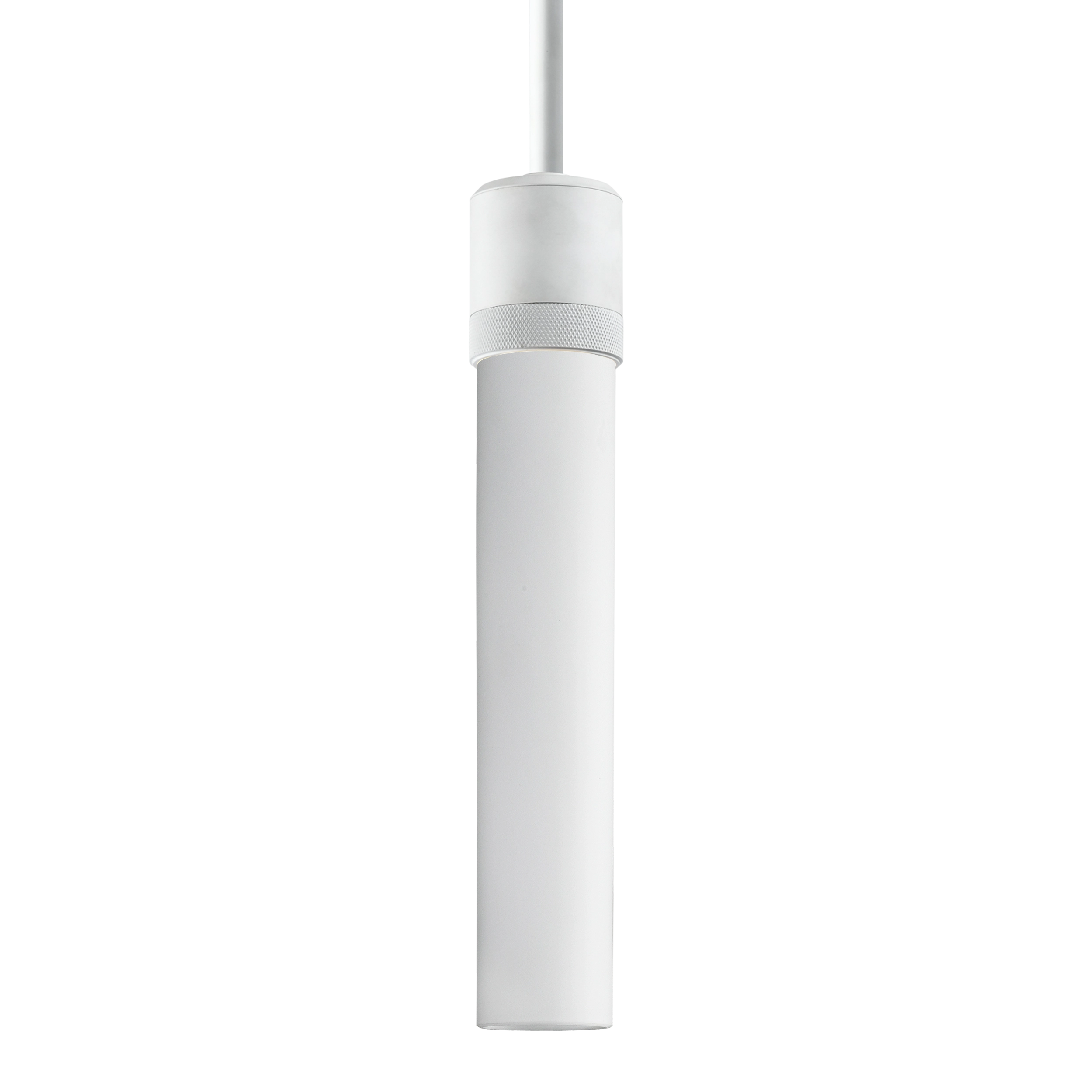 Zigrina 12" White Glass Pendant
