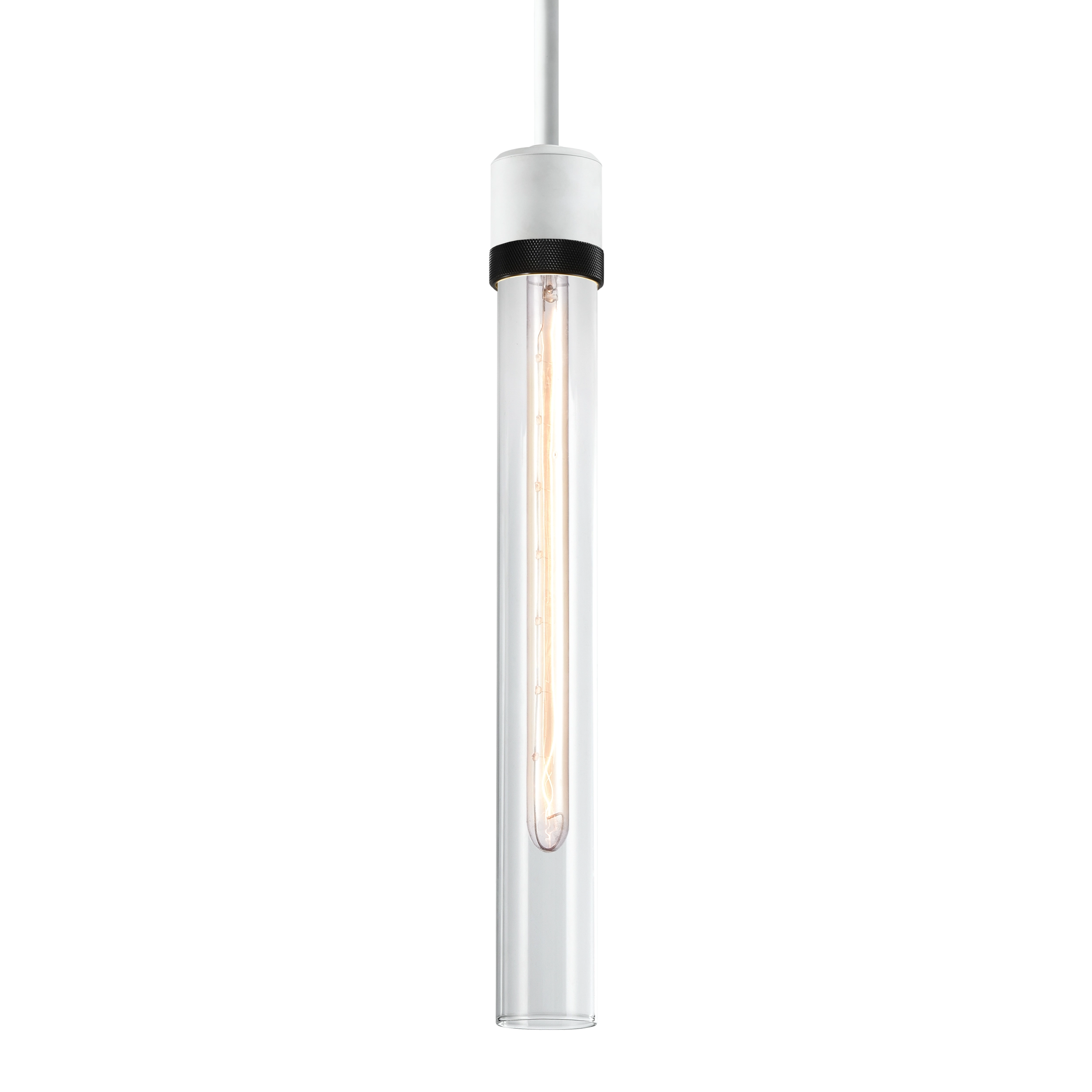 Zigrina 18" Clear Glass Pendant