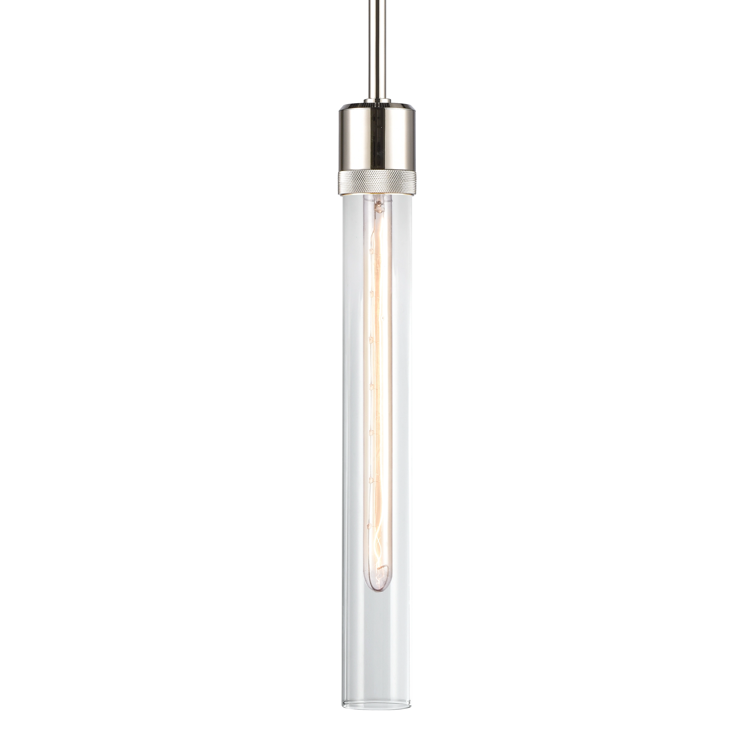 Zigrina 18" Clear Glass Pendant