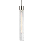 Zigrina 18" Crackled Glass Pendant