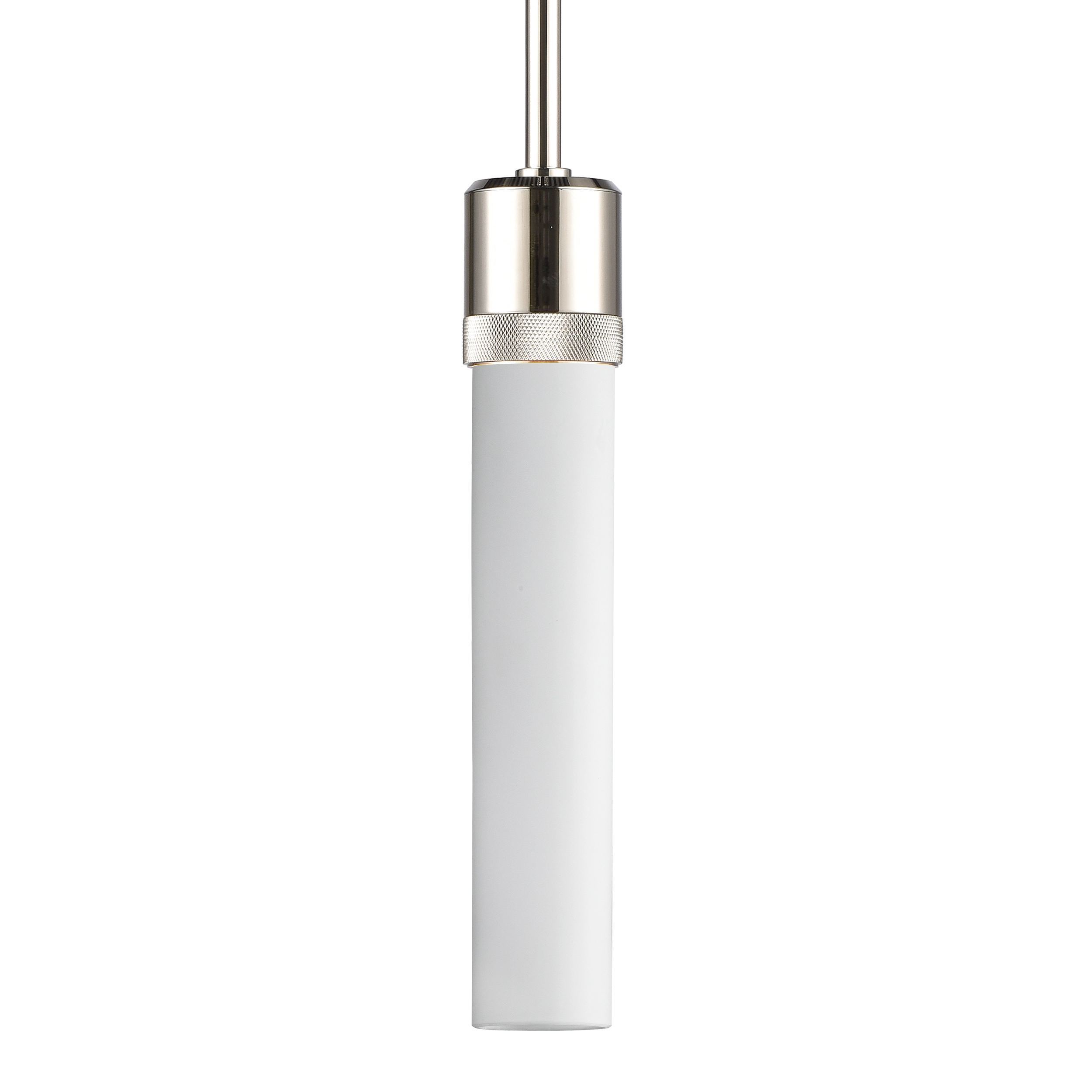 Zigrina 12" White Glass Pendant