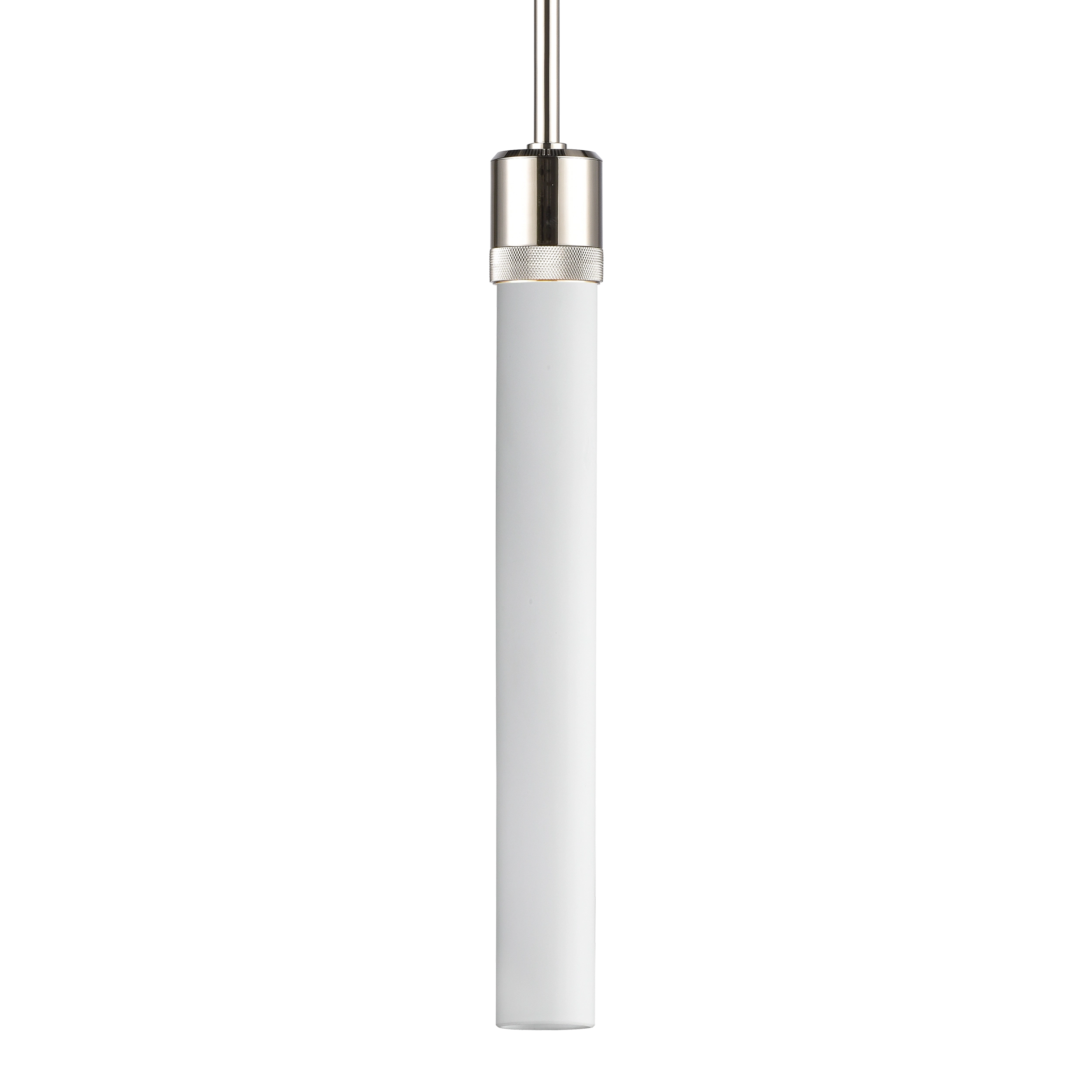 Zigrina 18" White Glass Pendant