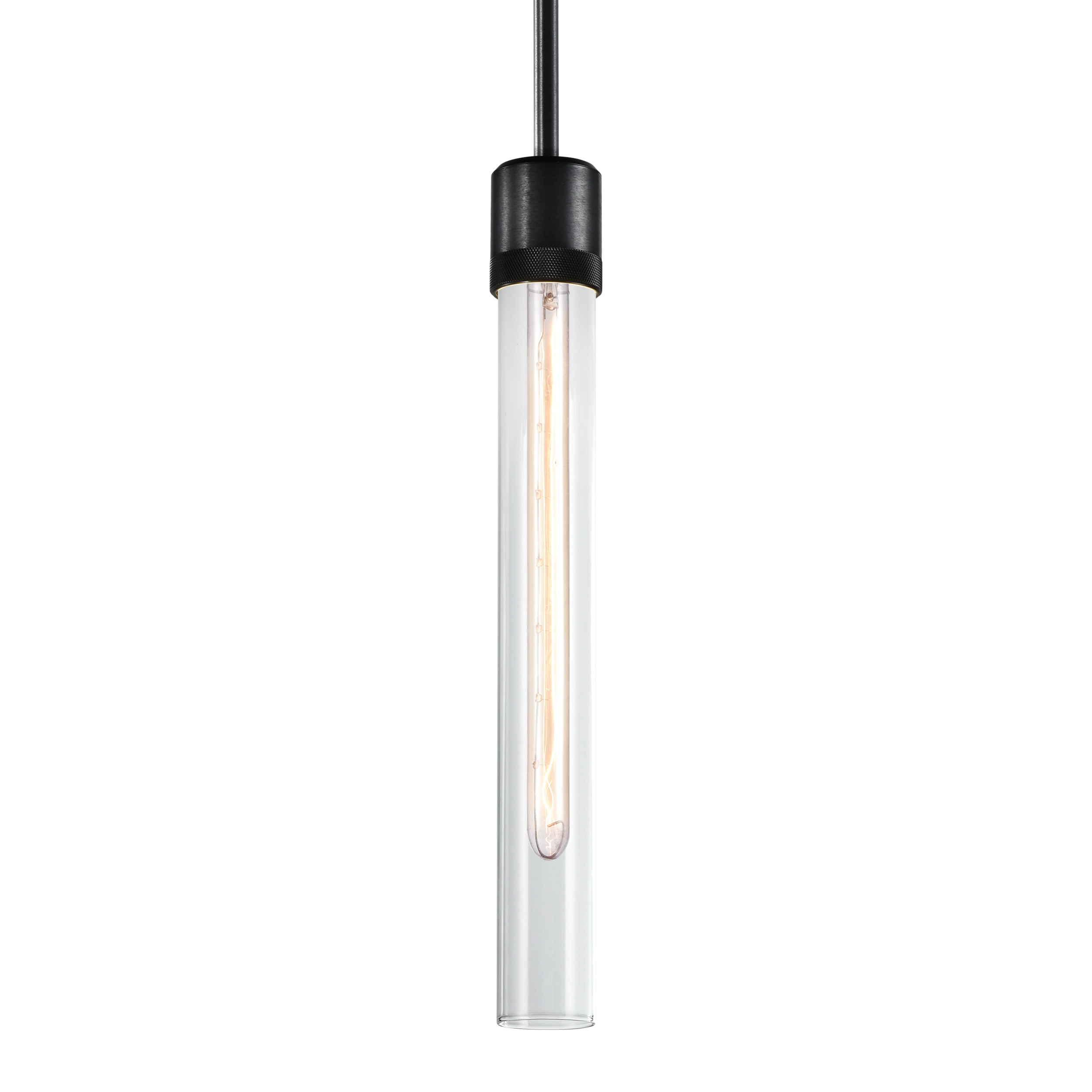 Zigrina 18" Clear Glass Pendant