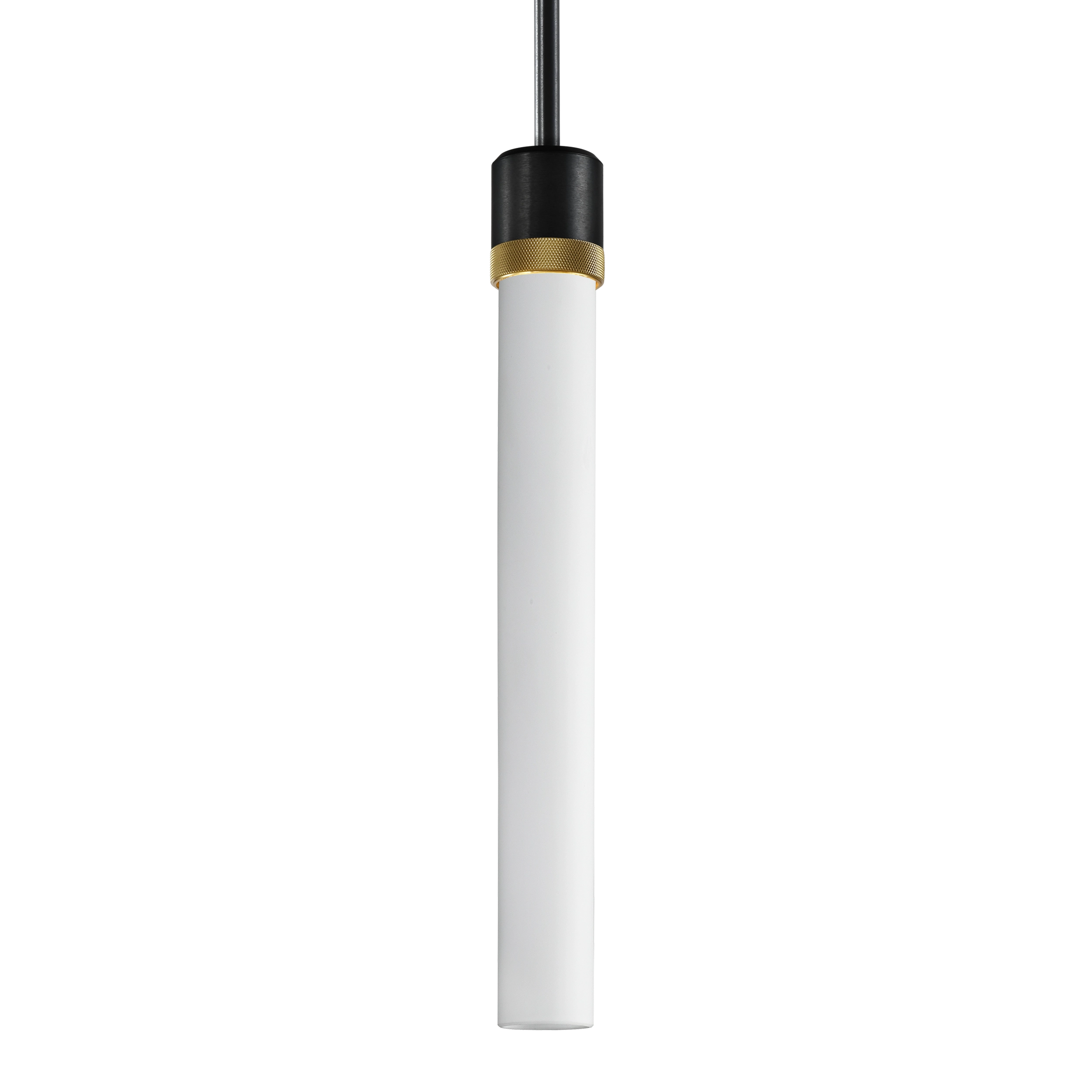 Zigrina 18" White Glass Pendant