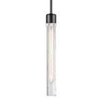 Zigrina 18" Crackled Glass Pendant