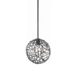 Helios 10" Organic Globe Pendant