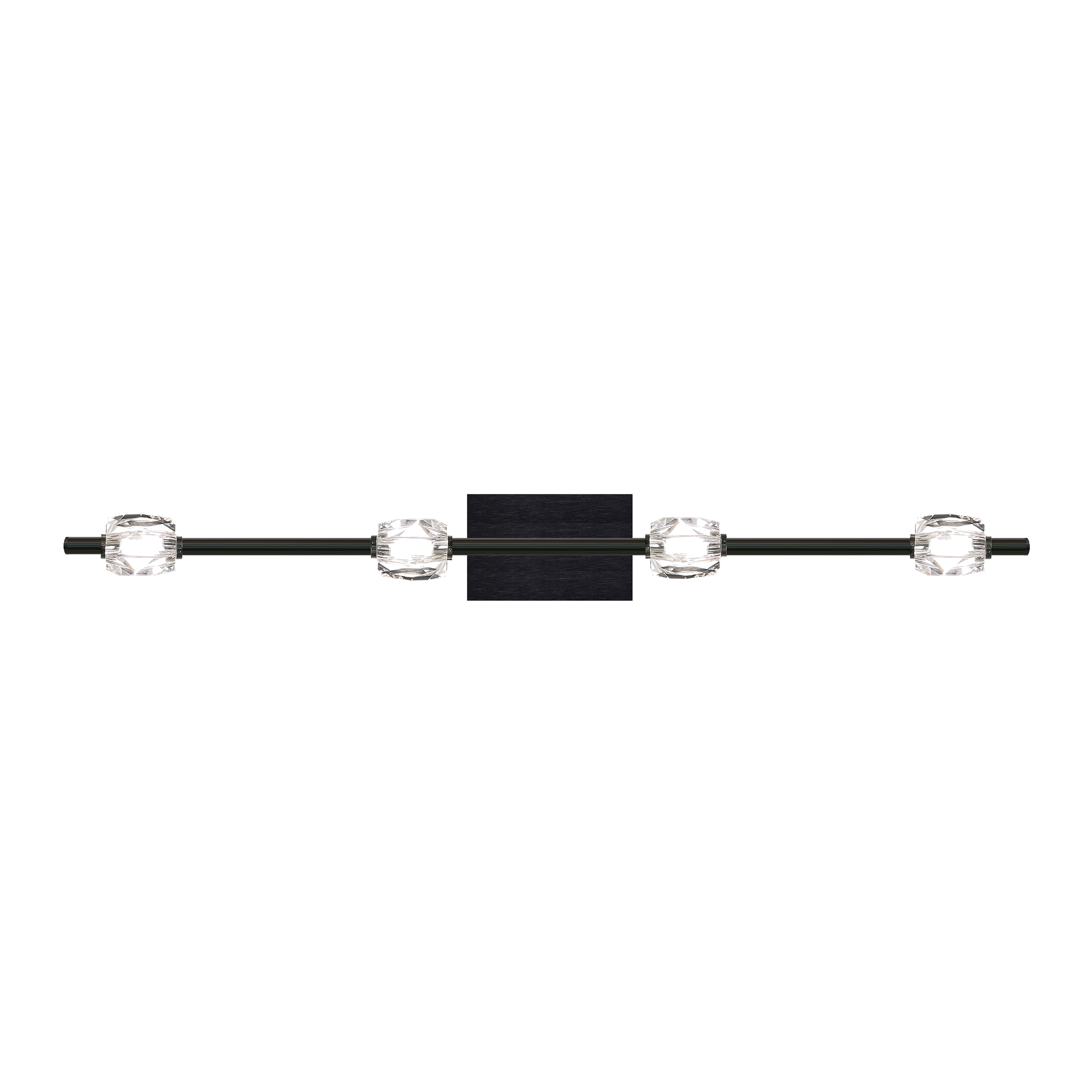 Diamante 37" Crystal Bath Bar