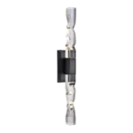 Mamadim 2" Crystal Duo Wall Sconce