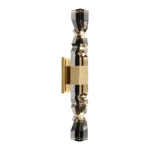 Mamadim 3" Crystal Duo Wall Sconce
