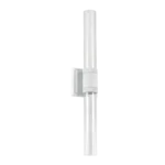 Zigrina 28" Clear Glass Duo Wall Sconce