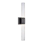 Zigrina 28" Crackled Glass Duo Wall Sconce